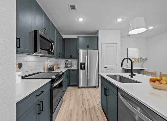 Modern Kitchen at Lenox Burnet, Austin Texas
