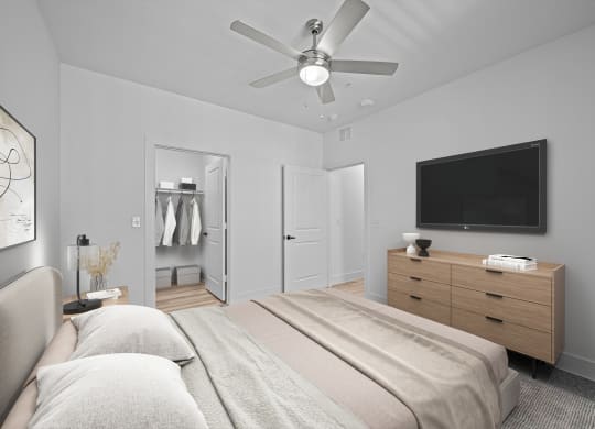 Attached Walk-In Closet at Lenox Burnet, Texas, 78757