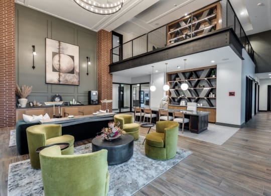 Lenox Cooper Apartments in Arlington, Texas Clubhouse Lounge