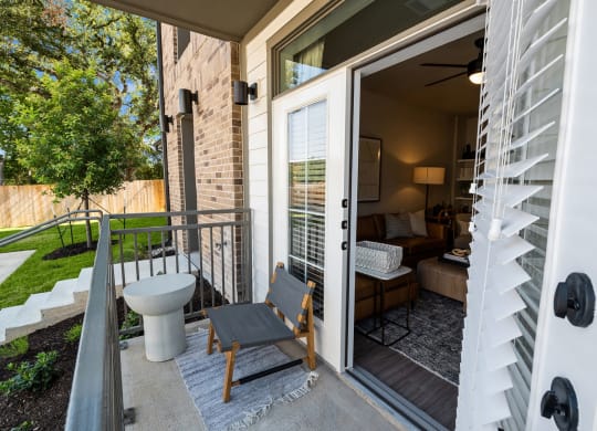 Private Patio at Lenox Grand, Texas, 78727