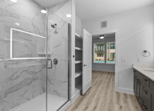 Lenox Katy Crossing Bathroom with Walk-In Shower