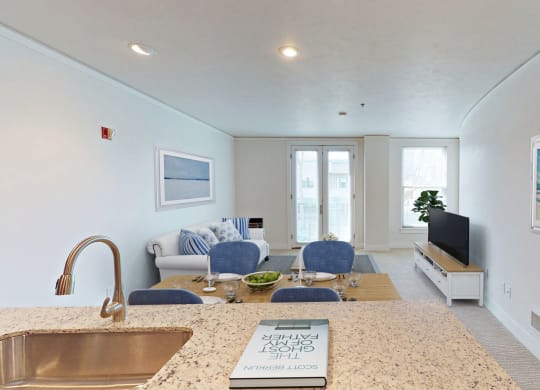 High Street Terrace Virtually Staged Living Room