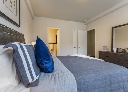 The Broadview Apartments in Baltimore, Maryland Model Bedroom