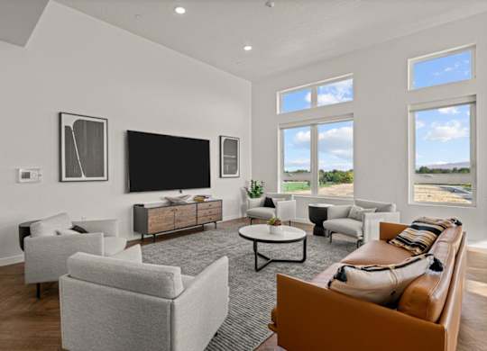 Meritage West Apartment Homes in Boise, Idaho Clubhouse Lounge