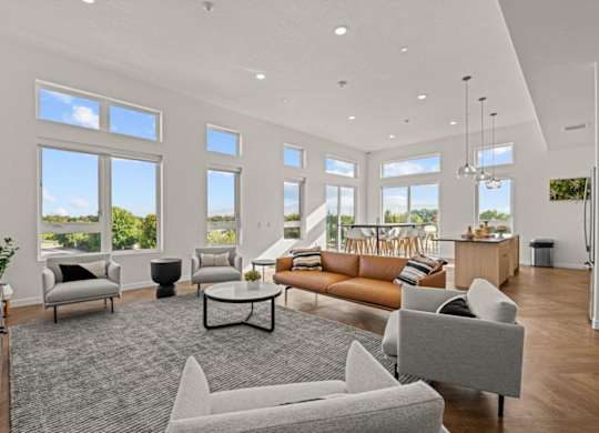 Meritage West Apartment Homes in Boise, Idaho Clubhouse Lounge