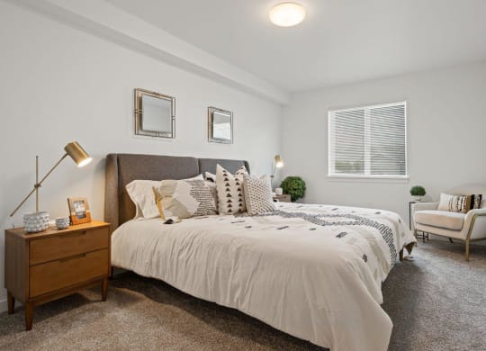 Mill Creek Apartments Model Bedroom