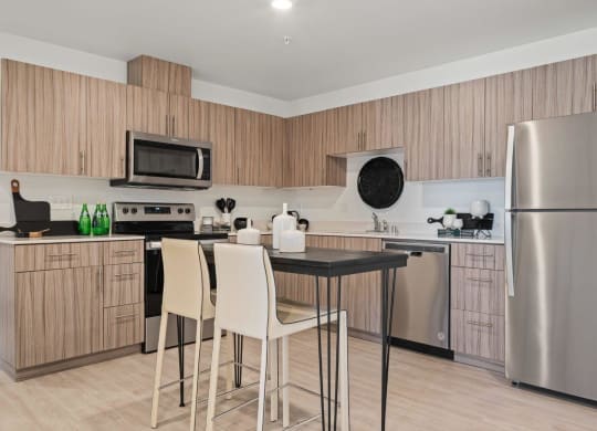 Mill Creek Apartments Model Kitchen