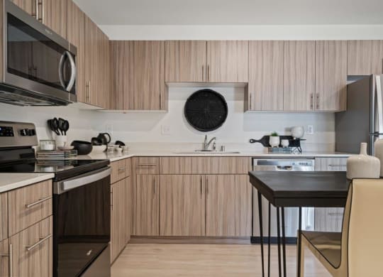 Mill Creek Apartments Model Kitchen