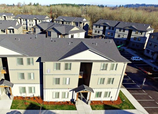 Fruitland Meadow Aerial View of Property and Apartments