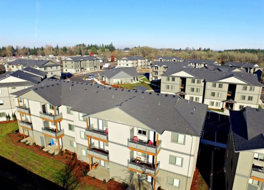 Fruitland Meadow Aerial View of Property and Apartments