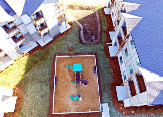 Fruitland Meadow Outdoor Playground Aerial View