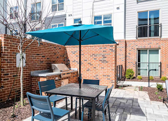 Skye Suwanee Town Center Apartments in Suwanee, Georgia Patio and BBQ Grills