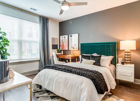 Skye Suwanee Town Center Apartments in Suwanee, Georgia Model Bedroom