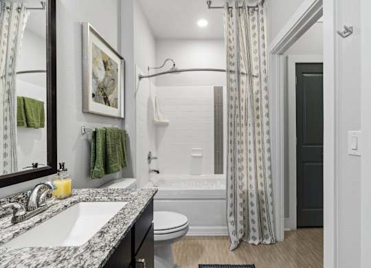 Axis at Watters Creek Apartments in Allen, Texas Model Bathroom