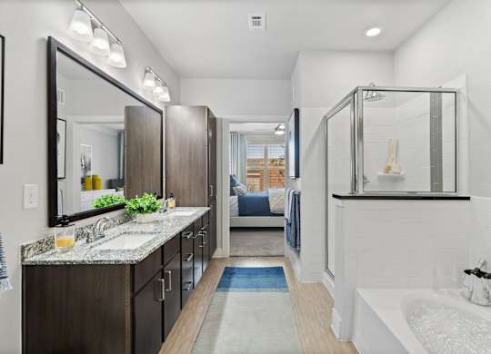 Axis at Watters Creek Apartments in Allen, Texas Model Bathroom