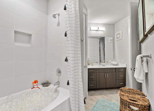 The Standard at Legacy Apartments in San Antonio, Texas Model Bathroom