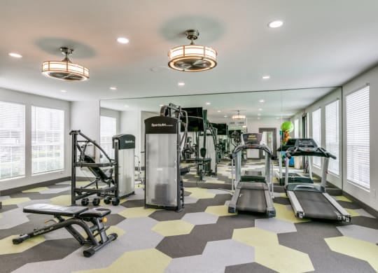 the estates with weights and cardio equipment