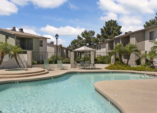 Palm Crest at Station 40 pool