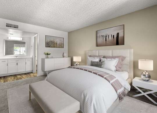 Papago Crossing in Phoenix, Arizona Model Bedroom