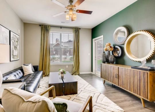 The Ranch at First Creek Apartments Model Living Room
