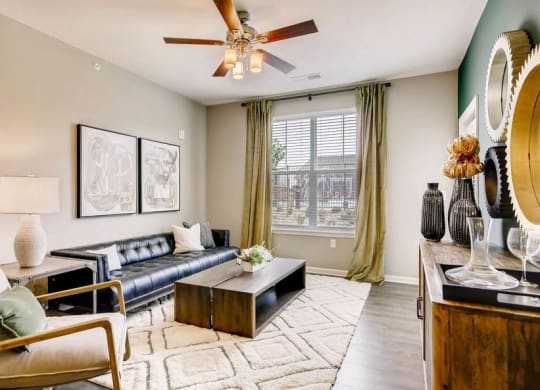 The Ranch at First Creek Apartments Model Living Room