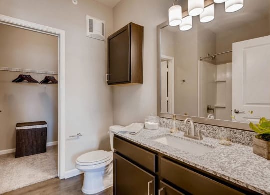 The Ranch at First Creek Apartments Model Bathroom