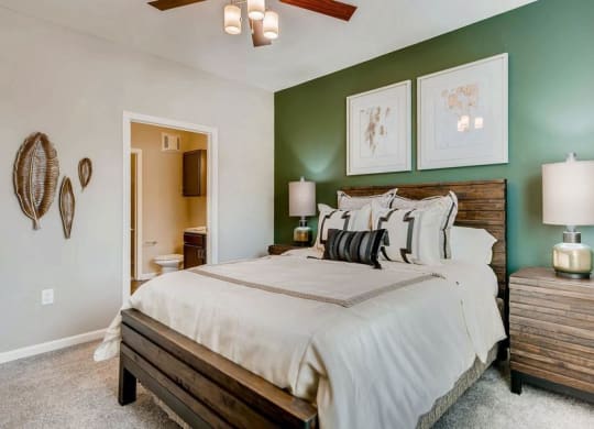 The Ranch at First Creek Apartments Model Bedroom