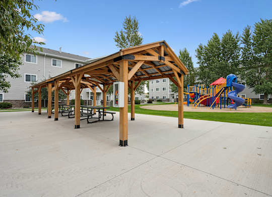 Remington Village Apartments in Gillette, Wyoming BBQ Area