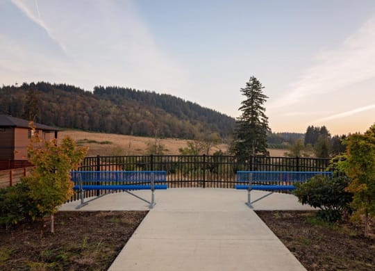 Residences at Butler Creek Park Sitting Area