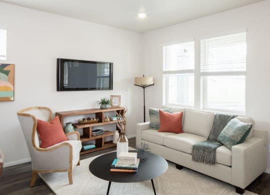 Residences at Butler Creek Model Living Room