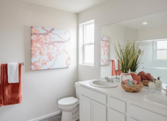 Residences at Butler Creek Model Bathroom