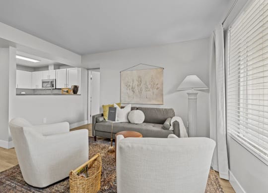 Riverpointe Apartments in Richland, Washington Model Living Room