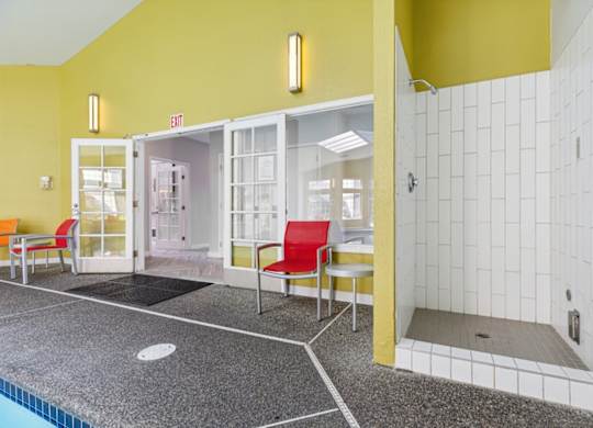Pool Area With Shower at Saratoga, Everett, 98204