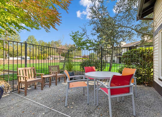 Outdoor Patio at Saratoga, Everett, WA, 98204