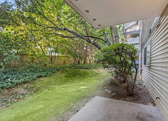 Private Patio at Saratoga, Everett, Washington