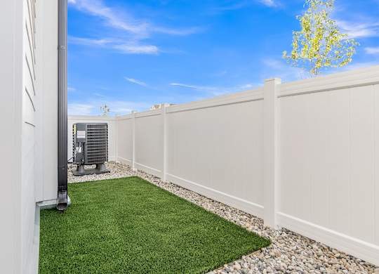 Slate at Fishers District Modern Villas and Townhomes in Fishers, Indiana Private Yard