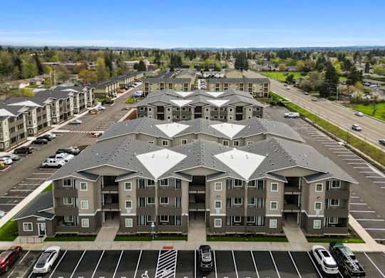 Aerial View Of Property at Spring Woods Apartments, Salem, OR
