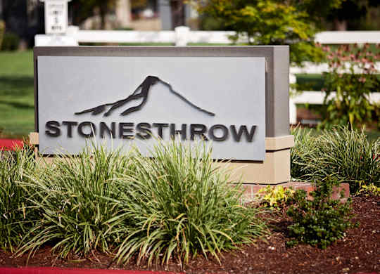 Stonesthrow Apartments Monument Sign