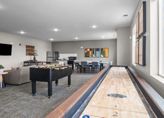 The Annex of Bozeman Apartments in Bozeman, Montana Clubhouse Lounge with Games