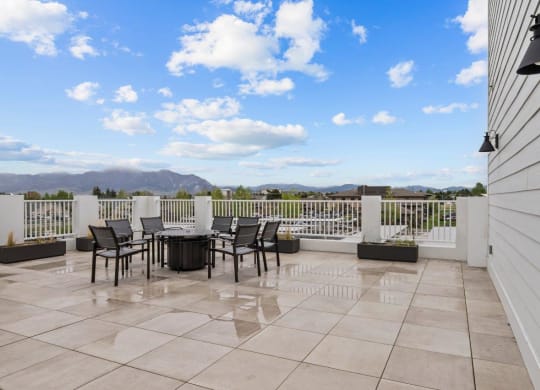 The Annex of Bozeman Apartments in Bozeman, Montana Rooftop Patio