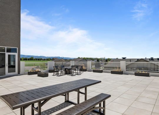The Annex of Bozeman Apartments in Bozeman, Montana Rooftop Patio