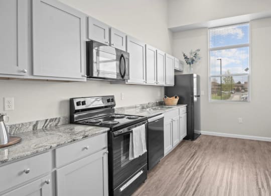 The Annex of Bozeman Apartments in Bozeman, Montana Model Kitchen