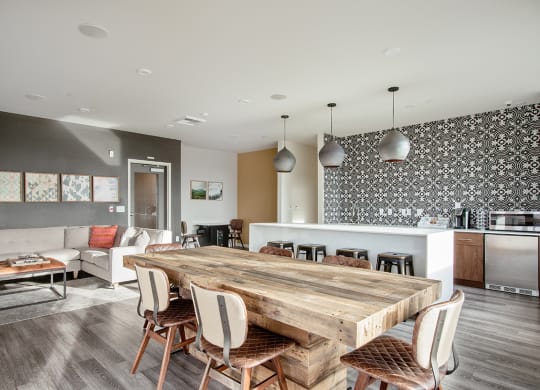 The Century Community Kitchen and Dining Area