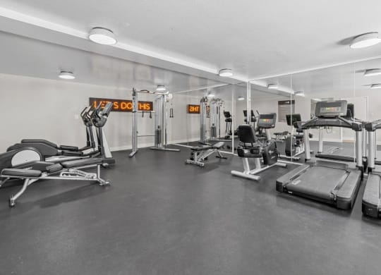 The Crest Pleasant Hill Apartments in California Fitness Center
