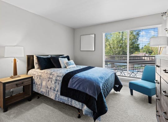 The Crest Pleasant Hill Apartments in California Model Bedroom