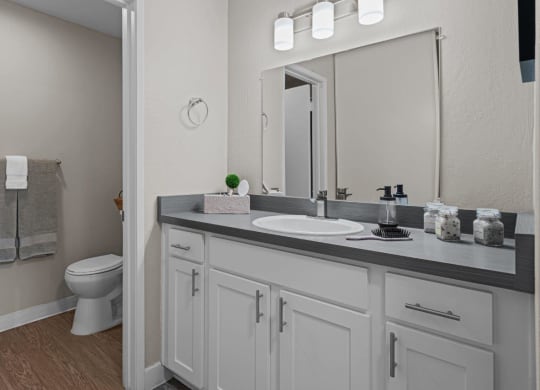 The Crest Pleasant Hill Apartments in California Model Bathroom