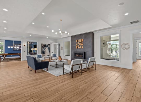Resident Lounge at The Crossings at Chapel Hill, Pasco