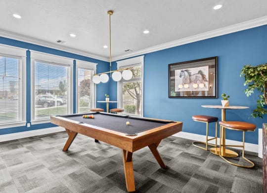 Clubhouse with Pool Table at The Crossings at Chapel Hill, Pasco, WA, 99301