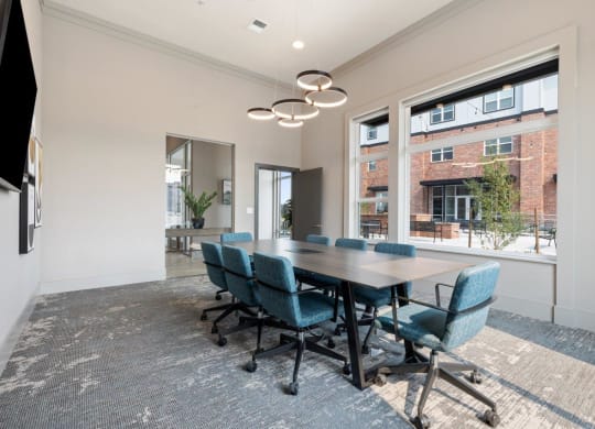 The Edison at Bozeman Gateway Apartments in Bozeman, Montana Conference Room