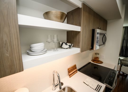 The George Besaw Apartments Kitchen Shelves